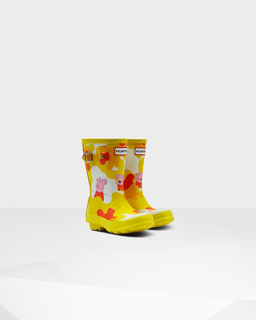 Kids Hunter Rain Boots Yellow - Original Little Peppa Pig - 1974385-DB